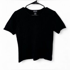 Kirkland Signature Women's Cashmere Short Sleeve Sweater